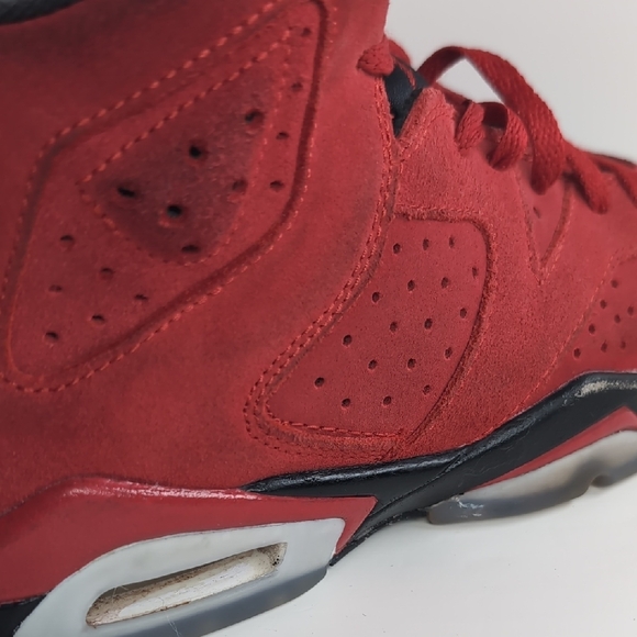 Air Jordan Retro 6 "Toro Bravo" Size 4.5 Youth USA USED L@@K!!!!!! - Picture 12 of 17